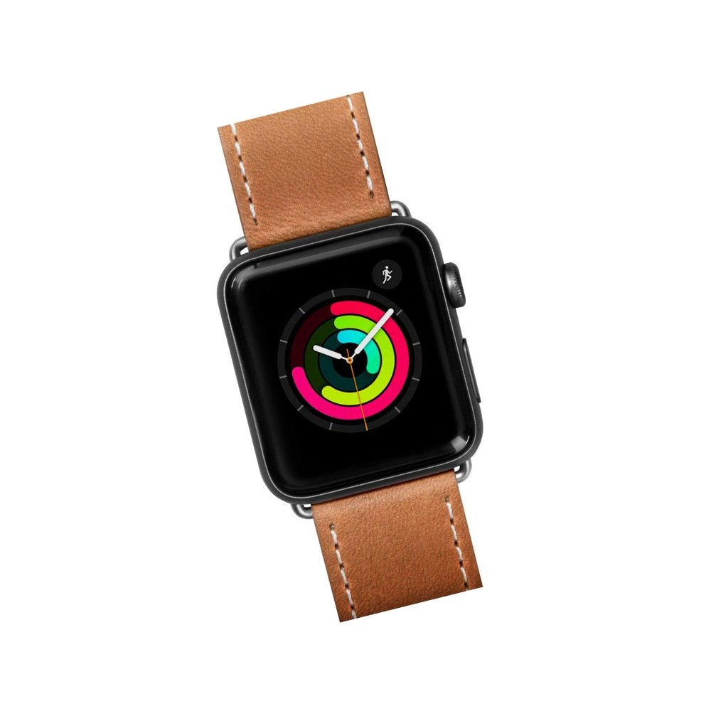Safari Watch Strap For Apple Watch Series 1/2/3/4 (38mm / 40mm • Tan) - 4895206909389