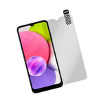 Fortress Tempered Glass Screen Protector For Samsung Galaxy A03s - Bubble-Free, Scratch Resistant, Ultra Thin, Impact Protection [Lifetime Replacements] - 850036929062