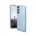 Urban Armor Gear [U] By Uag Designed For Samsung Galaxy S22 Case Clear Blue Cerulean Lucent Slim Fit Lightweight Stylish Transparent Impact Resistant Protective Phone Cover, [6.1 Inch Screen] - 810070368586