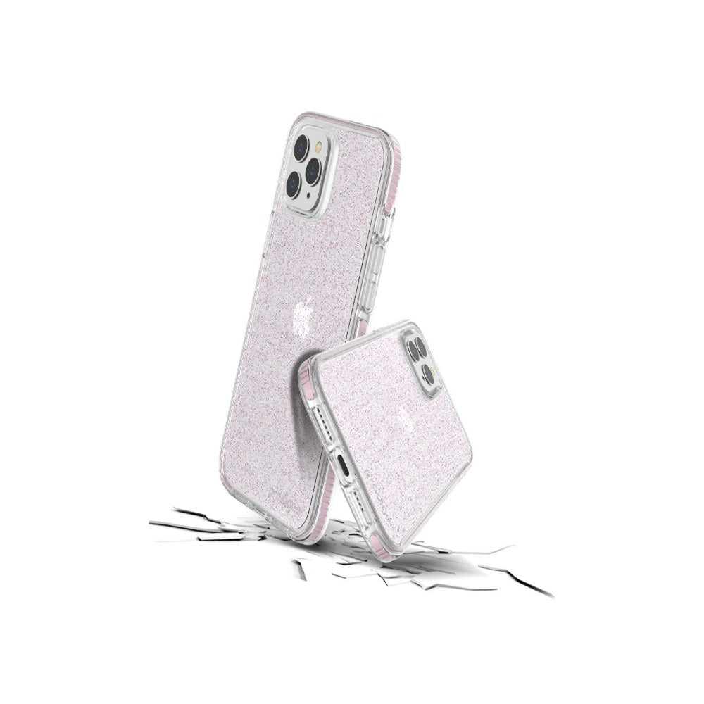 Prodigee Superstar Rose|Iphone 12 Pro Max | Sparkle Glitter |Military Grade Drop Tested|Wireless Charging Compatible| Shockproof | 6.7 Inch - 810023951292