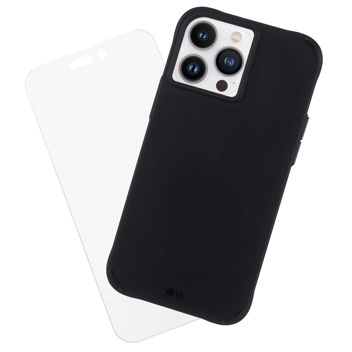 Case-Mate [3 In 1 Protection Pack - Iphone 14 Pro Max Case (Tough Black), Tempered Glass & Lens Protector-15ft Drop Protection, Compatible With Magsafe & Wireless Charging - Shockproof Anti Yellowing - 840171720051