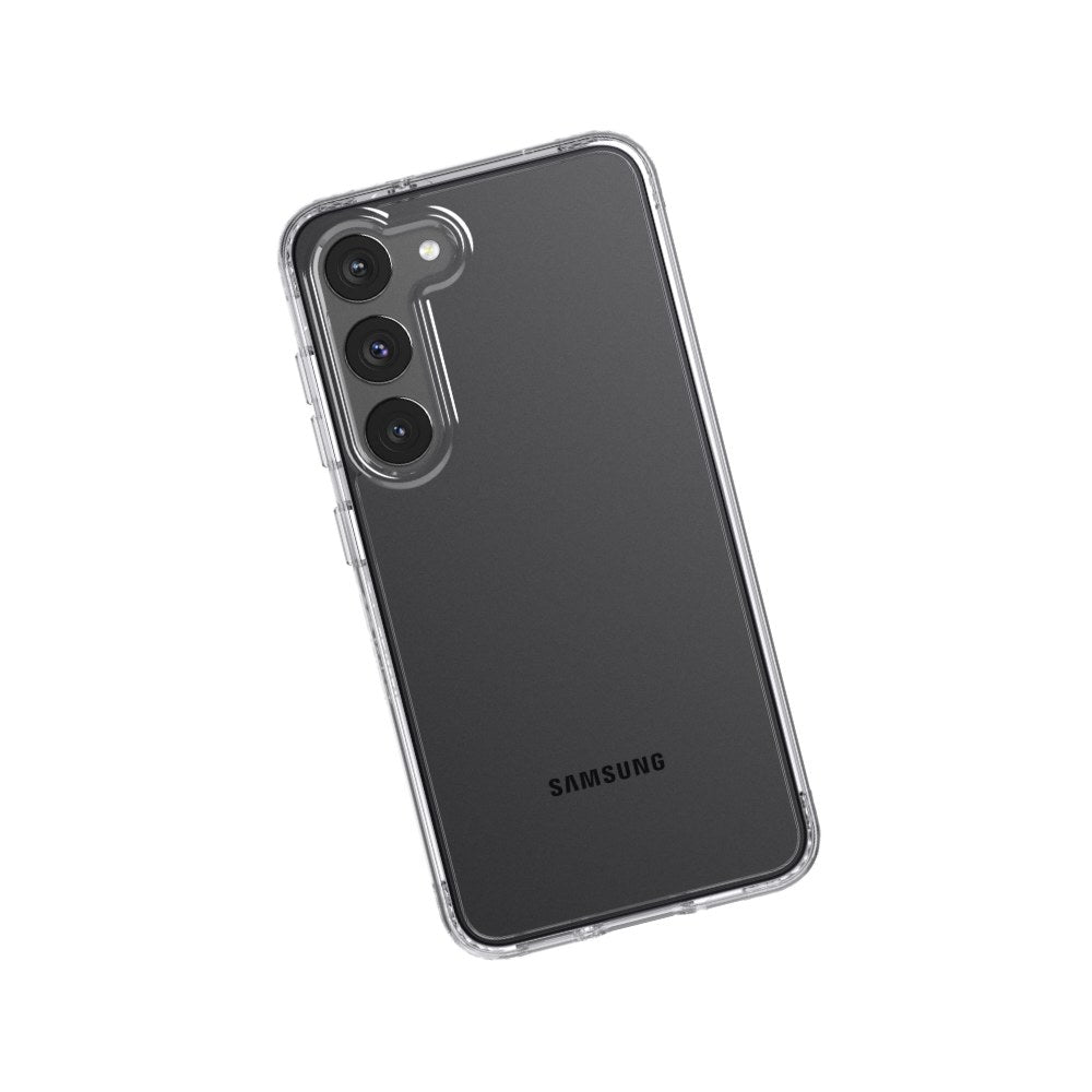 Tech21 Evo Clear For Samsung Galaxy S23 - Anti Yellowing Scratch Resistant With 12ft Drop Protection Clear Phone Case - 5056586715512