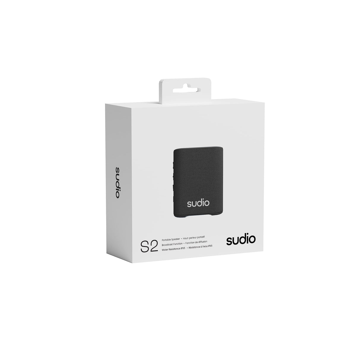 Sudio S2 Bluetooth Speaker With Loud Sound And Deeper Bass Long Playtime Ipx5 Waterproof Bluetooth 5.3 Tws Pairing Portable Wireless Compact Speaker For Home, Outdoor - 7350071384305