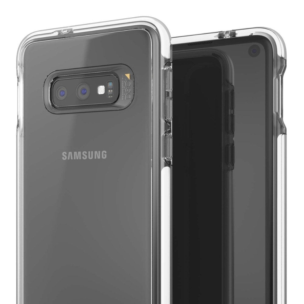 Gear4 Piccadilly Clear Case With Advanced Impact Protection [ Protected By D3o ], Slim, Tough Design For Samsung Galaxy S10e - White - 4895200206965