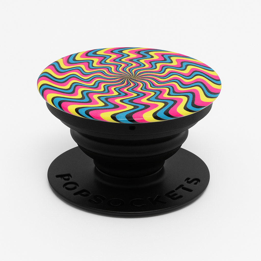 Popsockets Popgrip - Expanding Stand And Grip With Swappable Top - Twist Carnival Swirl