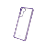 Itskins Hybrid Clear Series Case For Samsung Galaxy (S21+) 4g/5g - Purple/Clear - 4894465502195