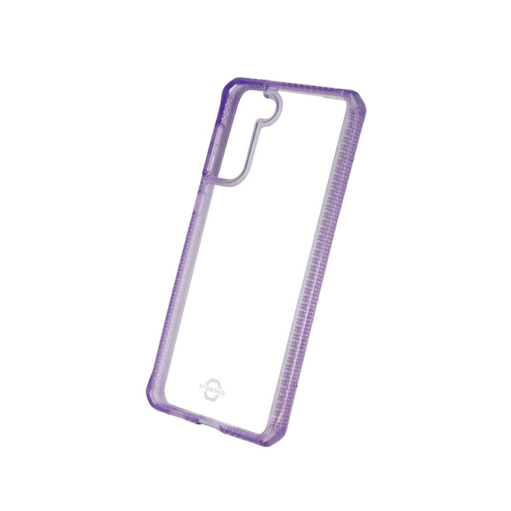 Itskins Hybrid Clear Series Case For Samsung Galaxy (S21+) 4g/5g - Purple/Clear - 4894465502195