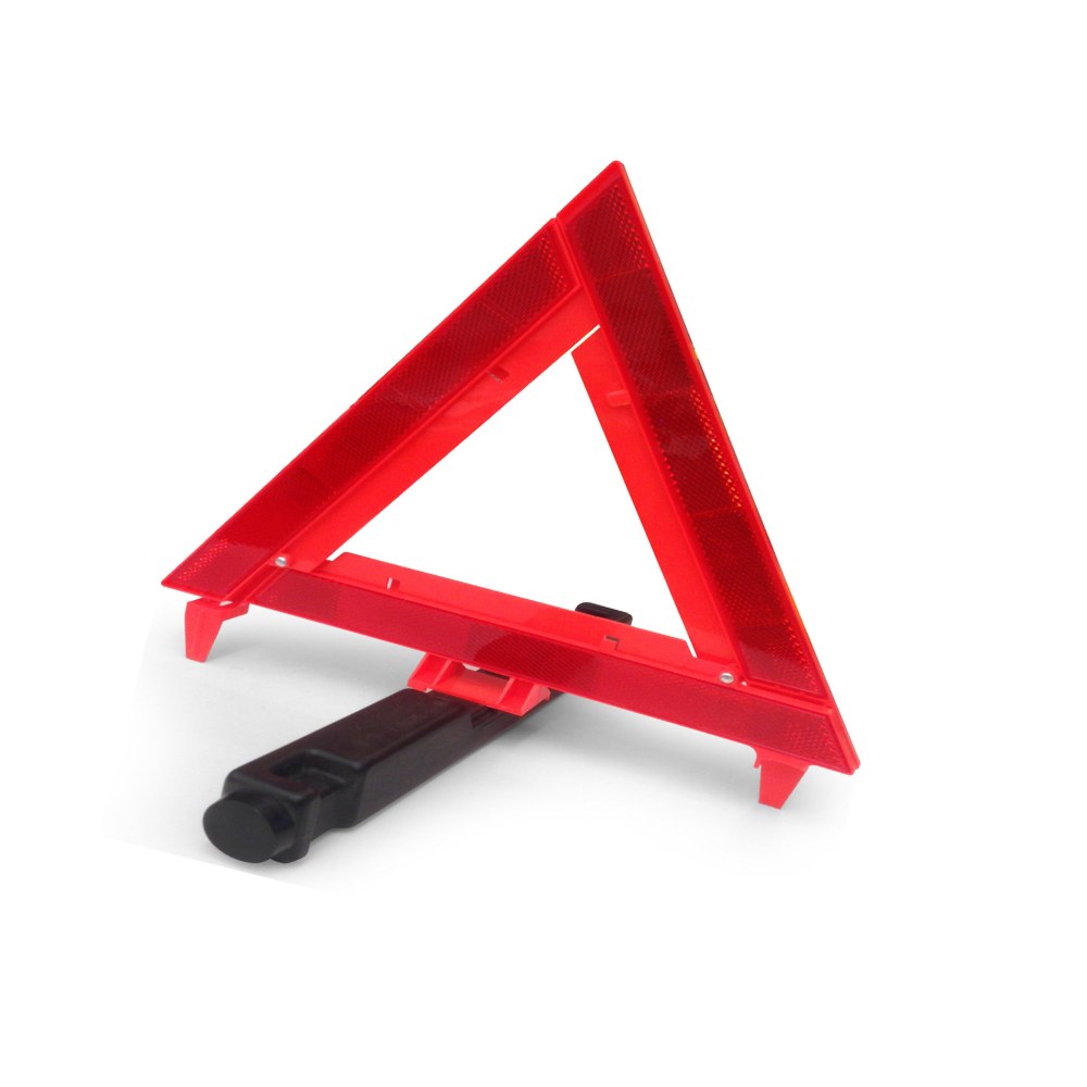 Armor All Safety Triangle Reflectors - Reflective Warning Roadside Kit – Auto Emergency, Weighted Base, Collapsible - 812350102057