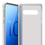 Itskins Spectrum Clear Protective Phone Case Compatible With Samsung Galaxy S10, Slim Hybrid Case, Anti-Yellowing, And Heavy Duty Shockproof Cover, Military Phone Case - Transparent - 4894465867102