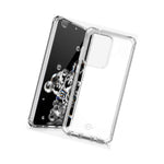 Itskins Spectrum Clear Protective Phone Case Compatible With Galaxy S20 Ultra, Slim Hybrid Case, Anti-Yellowing, And Heavy Duty Shockproof Cover, Military Phone Case - Transparent - 4894465501198