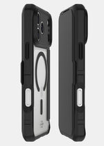 Itskins Hybrid R // Folio Protective Phone Case For Iphone 17 Pro Max, Hybrid Case With Card Holder, Anti-Slip, Heavy Duty Shockproof Cover, Military Phone Case - Black - 810176650547
