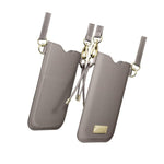 Laut |Prestige Necklace Sleeve | Saffiano Leather Structure | Adjustable Strap | Universal Fit | Card Slot • Taupe - 4895206914307