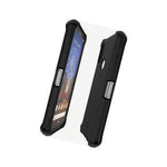 Itskins Hybrid // Silk Protective Phone Case Compatible With Kyocera Durasport 5g, Slim Hybrid Case, Anti-Slip, And Heavy Duty Shockproof Cover, Military Phone Case - Black - 888842306036