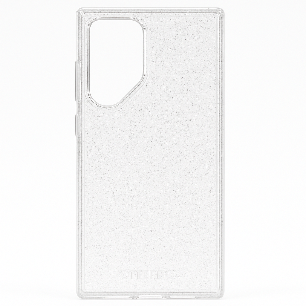 Otterbox Galaxy S23 Ultra Symmetry Series Case - Stardust (Clear/Glitter), Ultra-Sleek, Wireless Charging Compatible, Raised Edges Protect Camera & Screen - 840304714292
