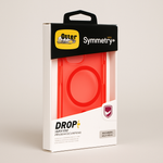 OtterBox Symmetry Plus Clear Antimicrobial MagSafe Case for iPhone 13 Mini Red