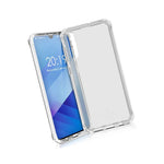 Itskins Spectrum Clear Protective Phone Case Compatible With Samsung Galaxy A50, Slim Hybrid Case, Anti-Yellowing, And Heavy Duty Shockproof Cover, Military Phone Case - Transparent - 4894465856496