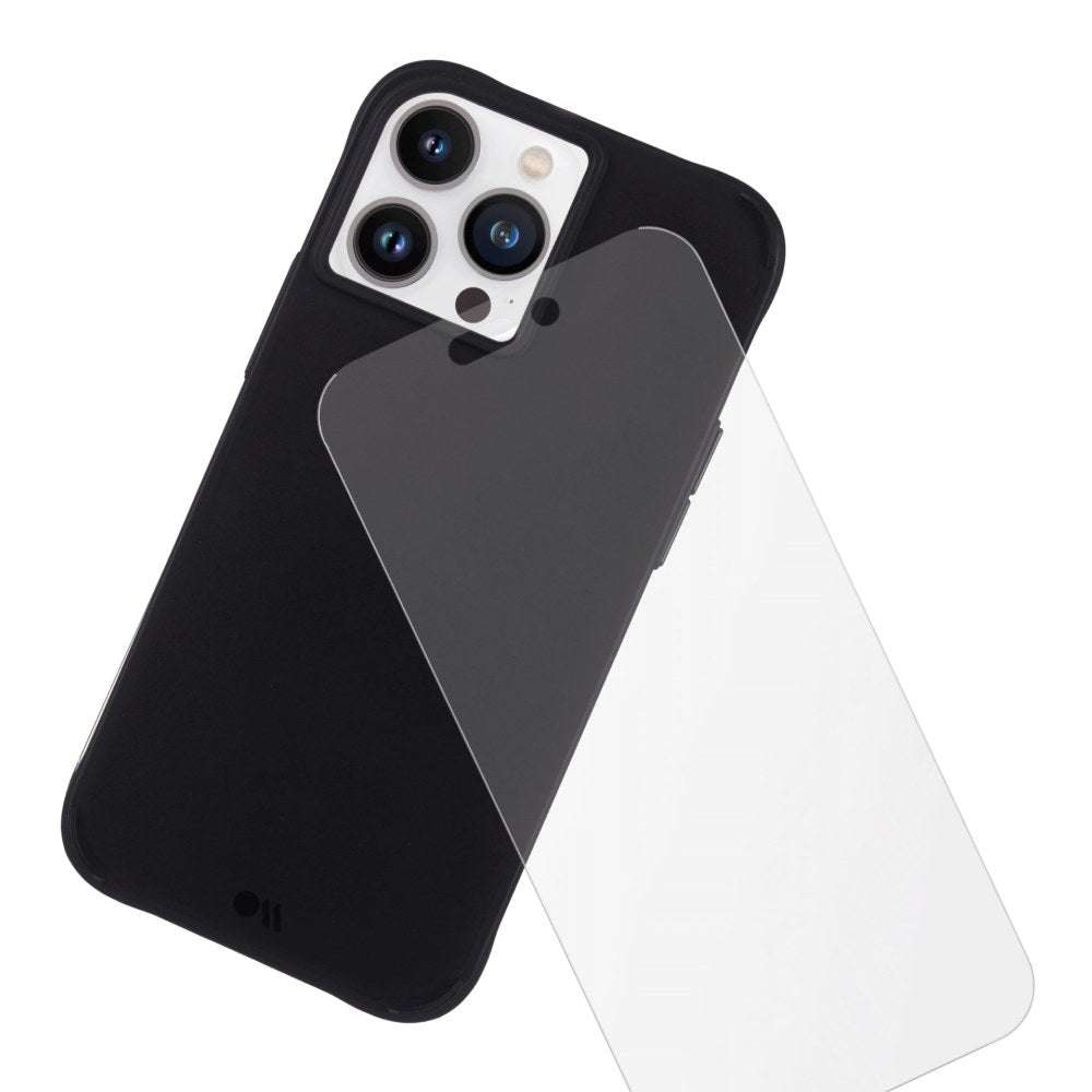 Case-Mate [3 In 1 Protection Pack - Iphone 14 Pro Max Case (Tough Black), Tempered Glass & Lens Protector-15ft Drop Protection, Compatible With Magsafe & Wireless Charging - Shockproof Anti Yellowing - 840171720051