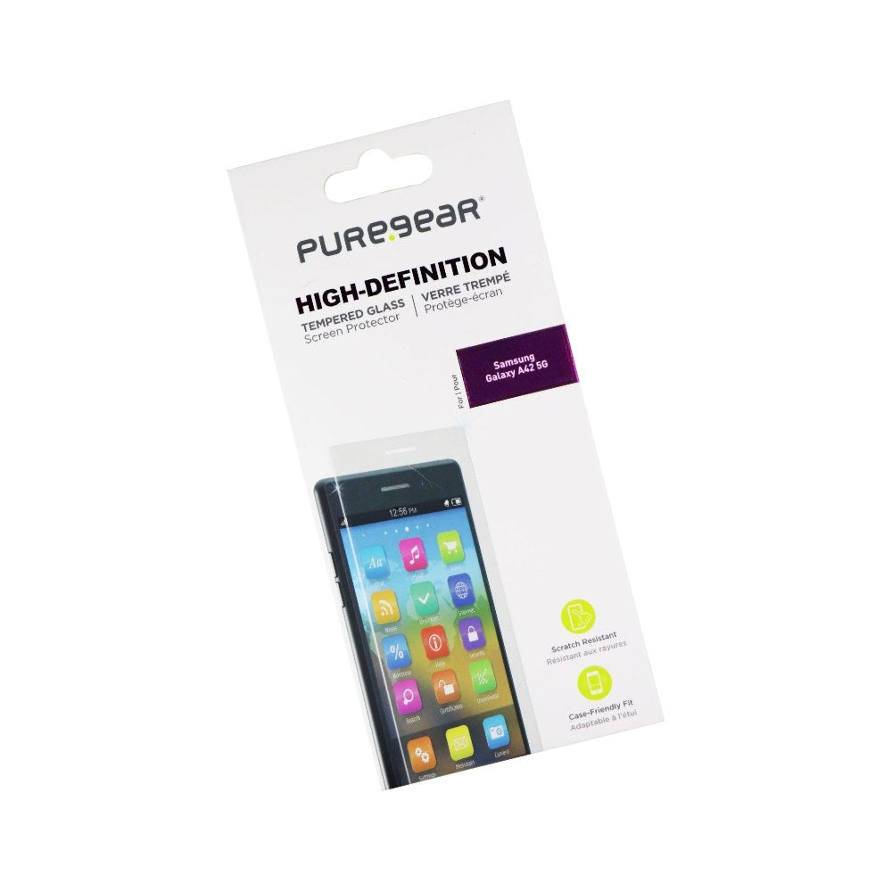 Puregear Hd Tempered Glass Screen Protector For Samsung Galaxy A42 5g - Clear - 810032994617