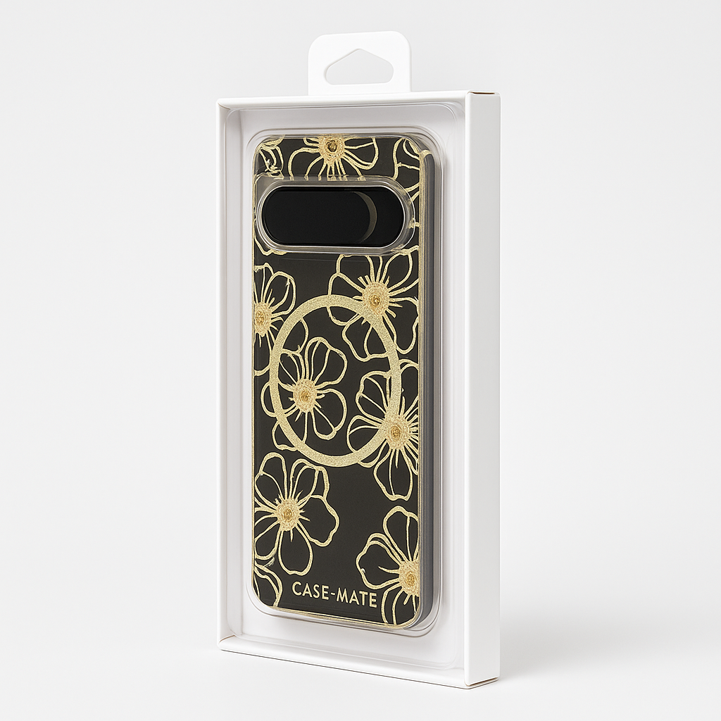 Case-Mate Sparkly Floral Case For Google Pixel 10 Pro Pixel 10 12Ft Drop