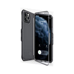 Itskins Spectrum Vision Clear Protective Phone Case Compatible With Iphone 11 Pro, Slim Hybrid Case, Anti-Yellowing, And Heavy Duty Shockproof Cover, Military Phone Case | Smoke - 4894465898892
