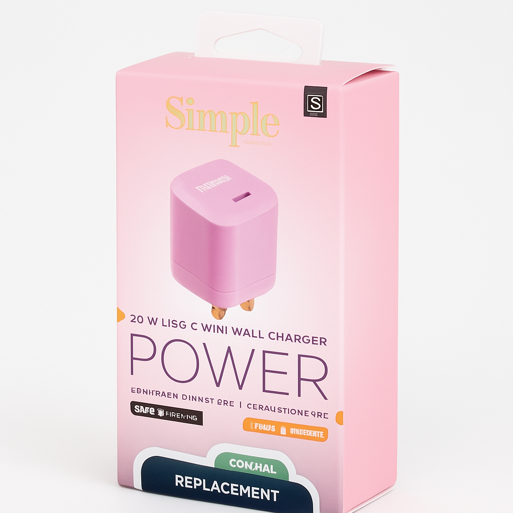 Simple 30w Charger - Pink