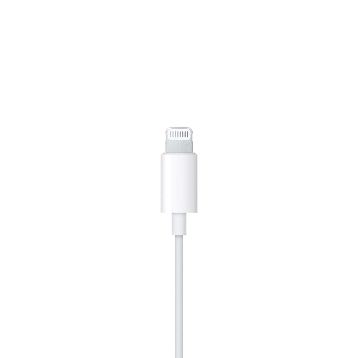 Apple Earpods Headphones With Lightning Connector, Wired Ear Buds For Iphone With Built-In Remote To Control Music, Phone Calls, And Volume - 190198001696