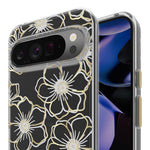 Case Mate Google Pixel 9 Pro XL Floral Gems Wireless Charging Shockproof Case