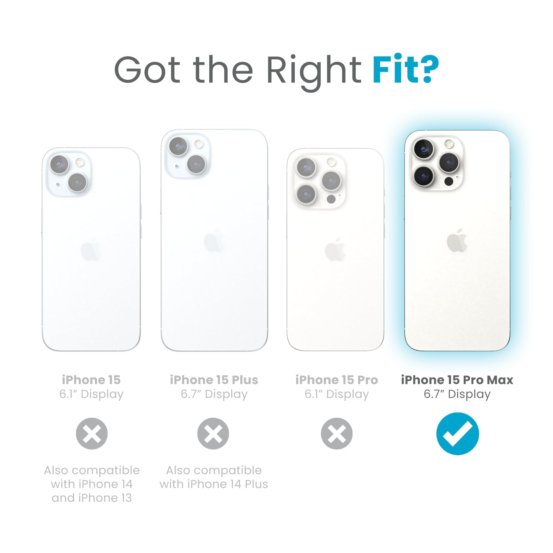 Speck Clear Iphone 15 Pro Max Case - Slim, Drop Protection - Scratch Resistant, Anti-Yellowing, 6.7 Inch Phone Case - Gemshell Clear - 840168536023