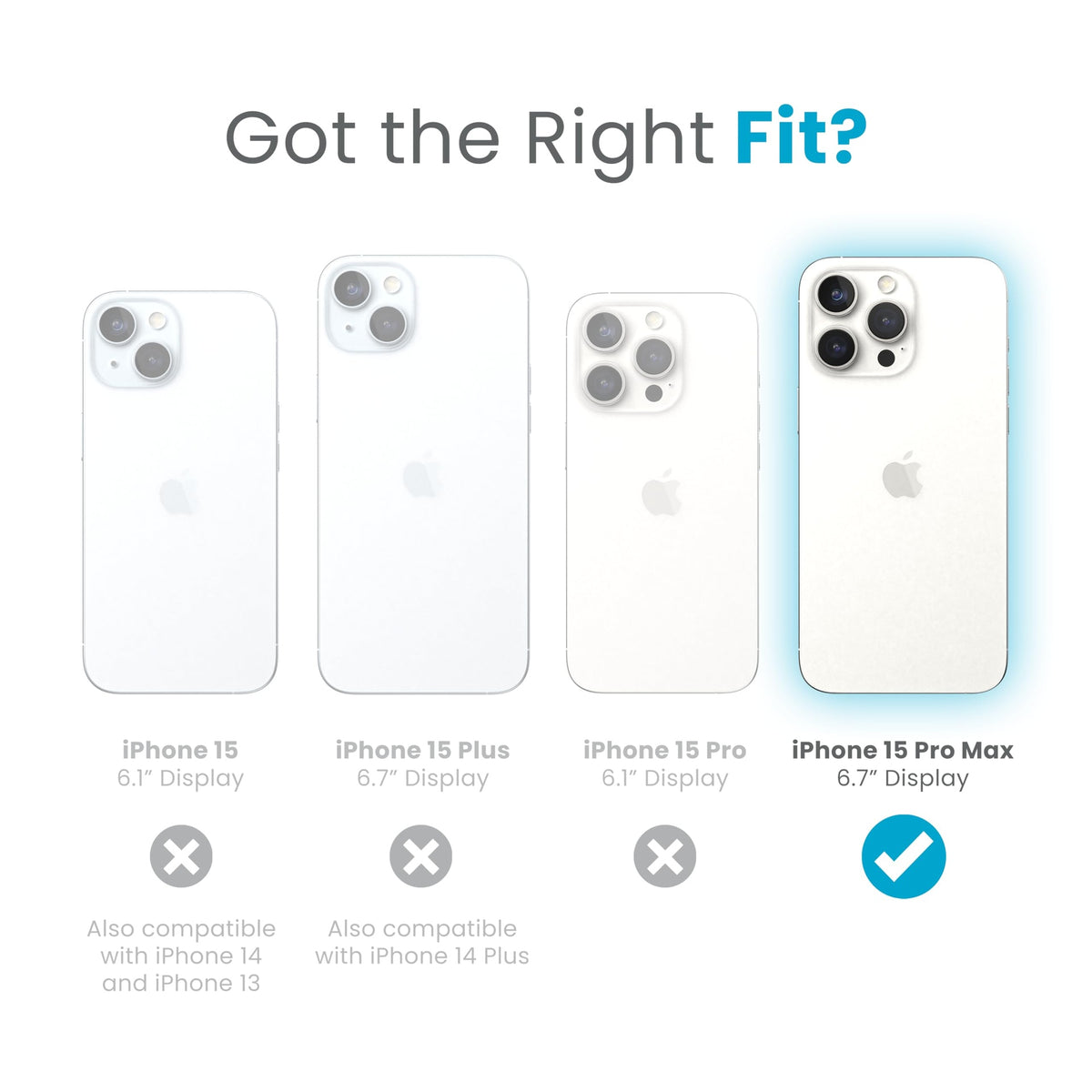 Speck Clear Iphone 15 Pro Max Case - Slim, Drop Protection - Scratch Resistant, Anti-Yellowing, 6.7 Inch Phone Case - Gemshell Clear - 840168536023