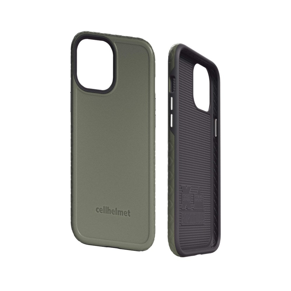 Cellhelmet Fortitude Rugged Case For Iphone 12 Pro Max, Shock Absorbing, Olive Drab Green (Chelcforti67od) - 811341038597