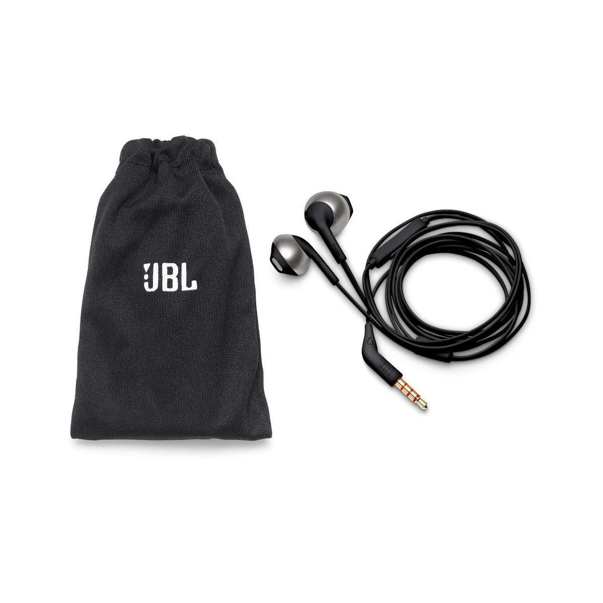 Jbl Tune 205 - In-Ear Headphone With One-Button Remote/Mic - Black - 050036355568