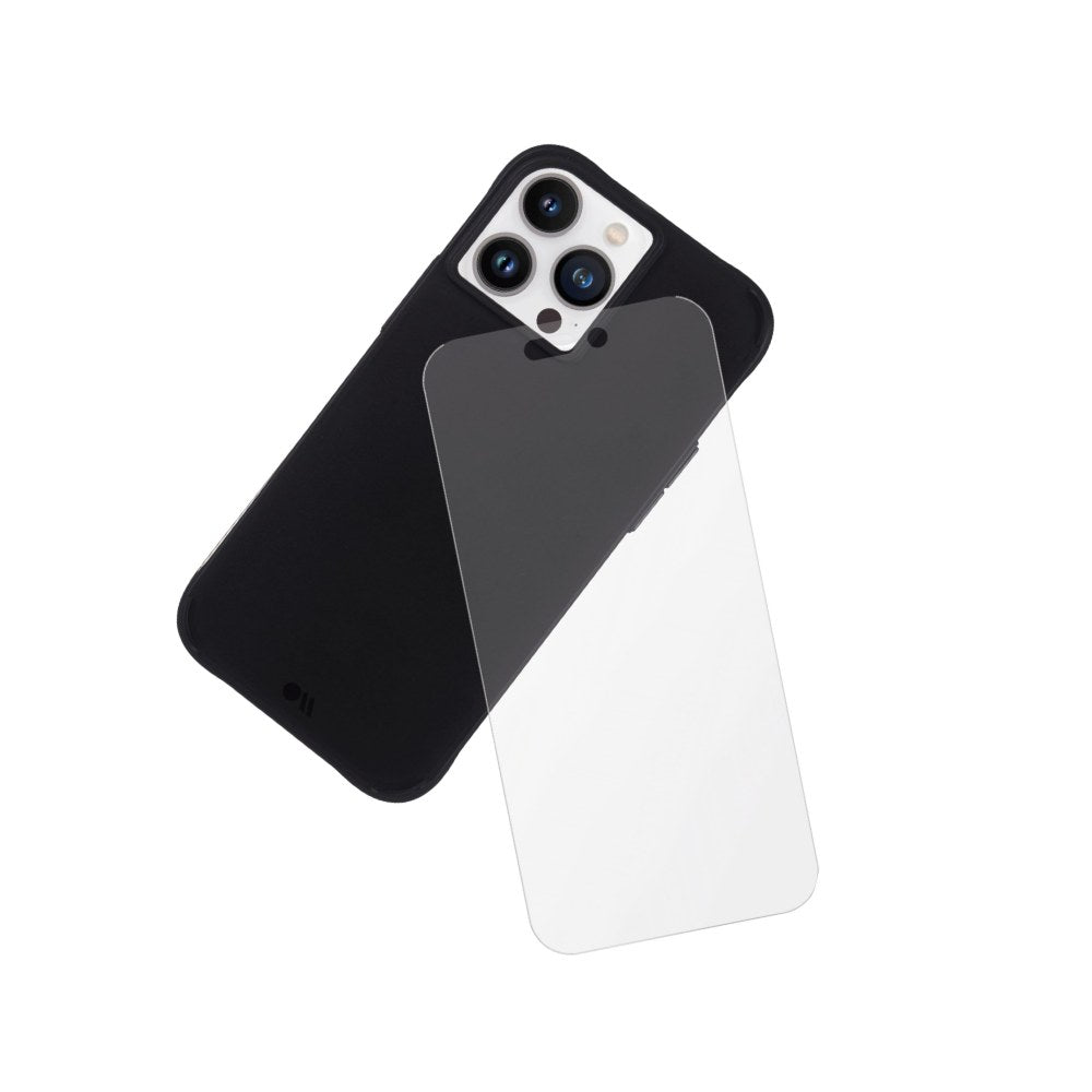 Case-Mate [3 In 1 Protection Pack - Iphone 14 Pro Max Case (Tough Black), Tempered Glass & Lens Protector-15ft Drop Protection, Compatible With Magsafe & Wireless Charging - Shockproof Anti Yellowing - 840171720051