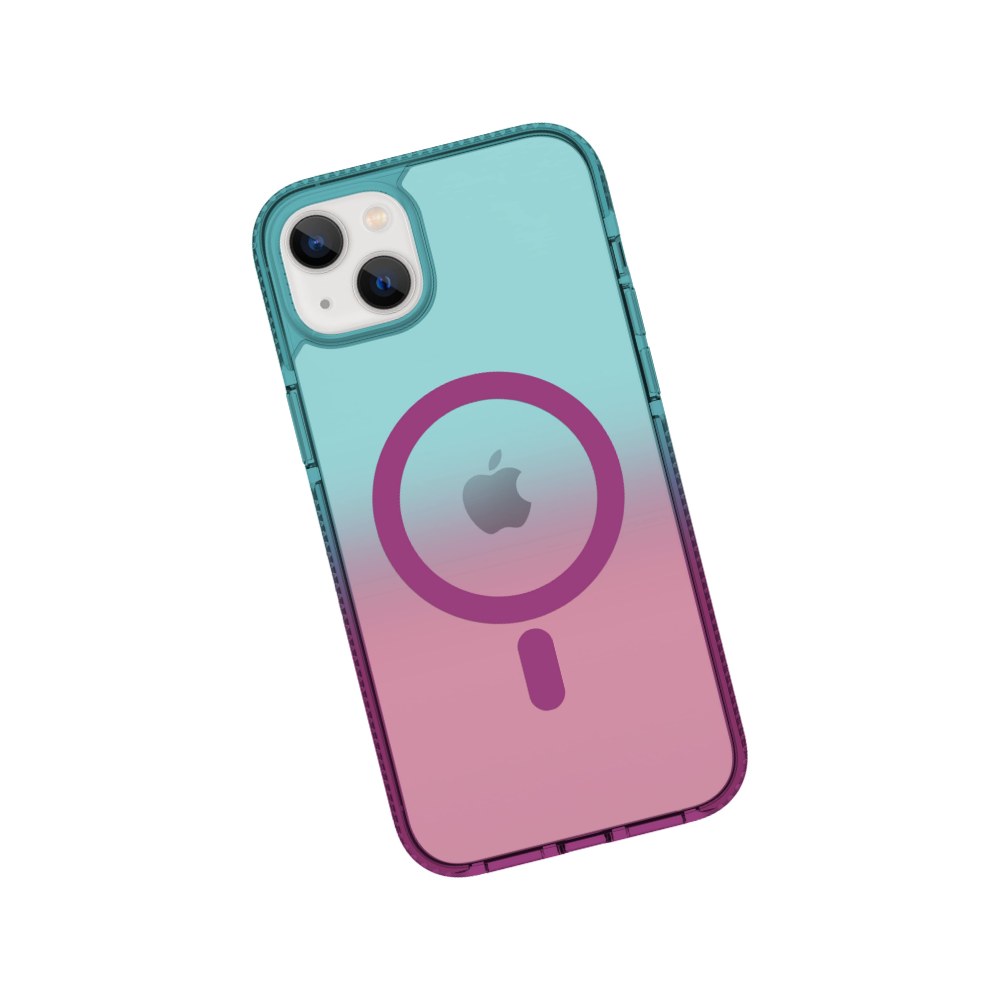 Prodigee Iphone 14 Plus Safetee Flow Space + Mag |Multicolor Translucent|Drop Tested|Dual Layer Cover| Wireless Charging Compatible|Shockproof |Scratch Resistant | 6.7 Inch | - 810023953623