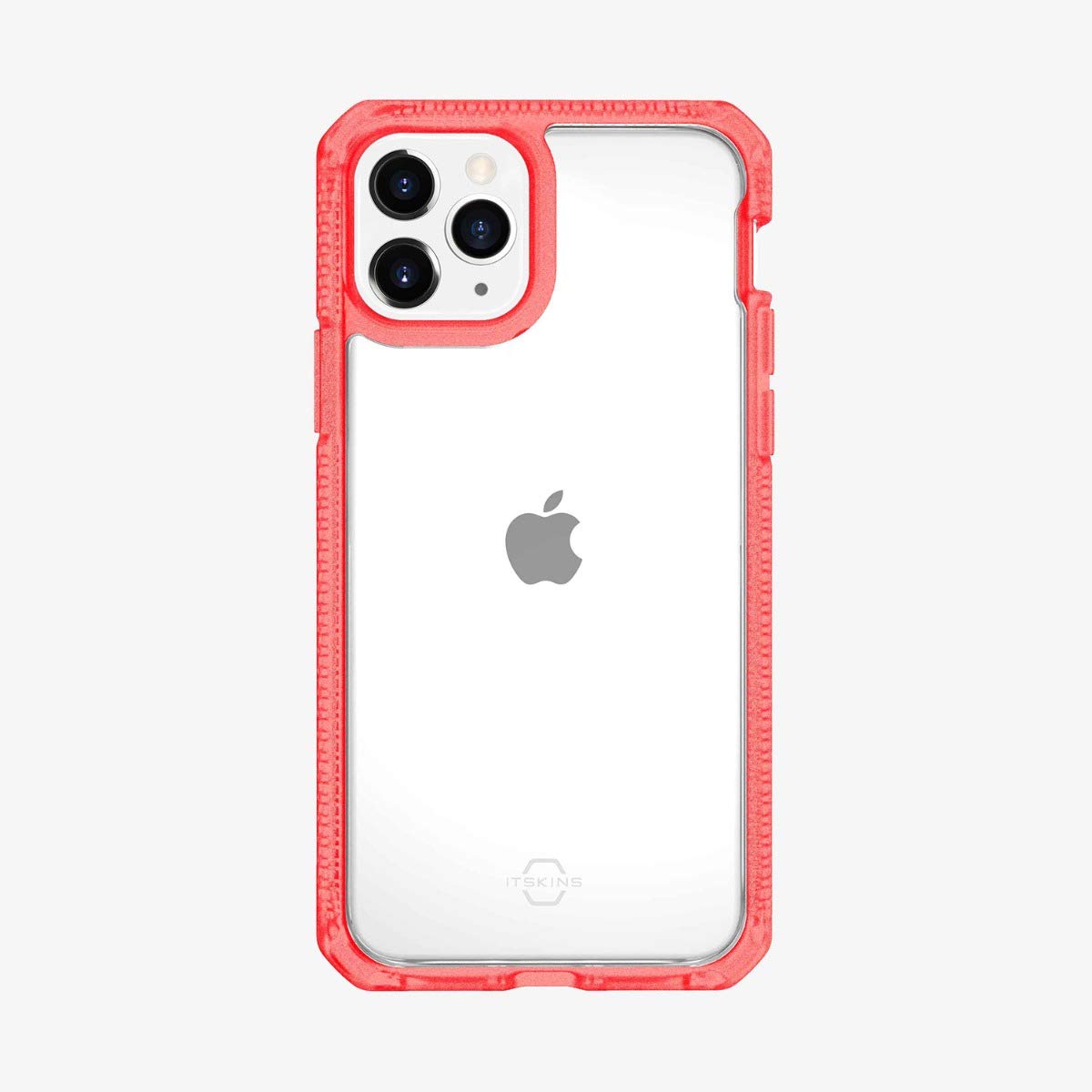 Itskins Hybrid Frost Protective Phone Case Compatible With Iphone 11 Pro Max, Slim Hybrid Case, Anti-Yellowing, And Heavy Duty Shockproof Cover, Military Phone Case | Coral And Transparent - 4894465968786