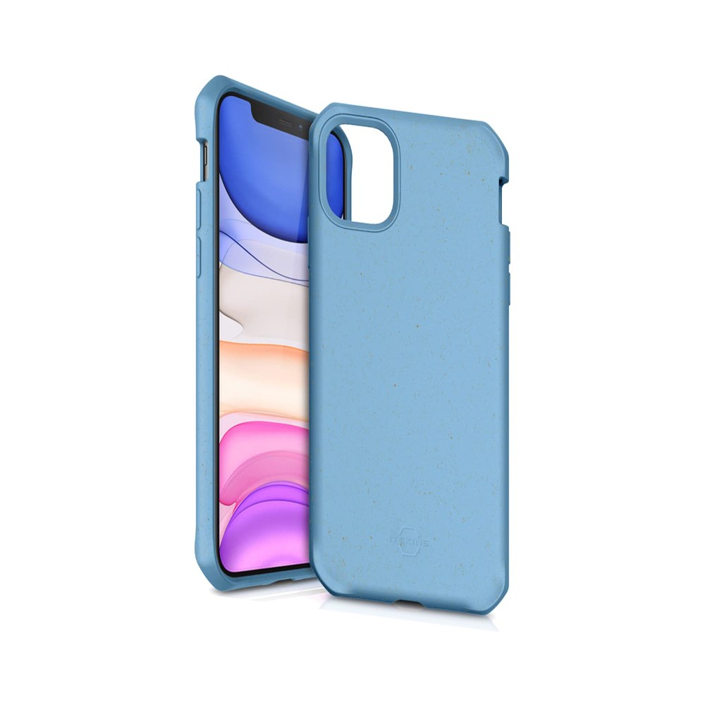 Itskins Feroniabio Terra Protective Phone Case For Apple Iphone 11 - Blue - 4894465715571