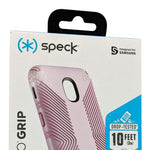 Speck Products Compatible Phone Case For Samsung Galaxy J3 (Fits Verizon J3 V 3rd Gen, At&T Express Prime 3; Cricket Amp Prime 3, Sol 3; T-Mobile J3 Star), Presidio Grip Case, Ballet Pink/Ribbon Pink - 282234
