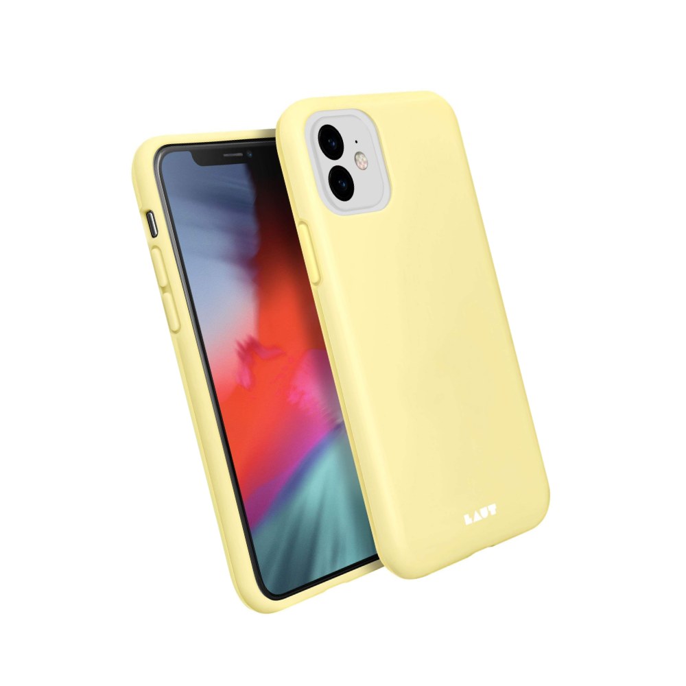 Laut | Huex Pastels For Iphone 11 | Refreshing Pastel Colors | Air Frame Technology | 13ft./ 4m Impact Protection | Easy To Snap On & Off | Qi Wireless Charger Compatible • Sherbet - 4895206911399