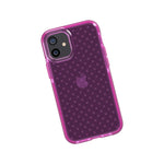 Tech21 Evo Check Phone Case For Apple Iphone 12 Mini 5g With 12 Ft. Drop Protection, Mystical Fuchsia - 5056234757154