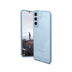 Urban Armor Gear [U] By Uag Designed For Samsung Galaxy S22 Plus Case Clear Blue Cerulean Lucent Slim Fit Lightweight Stylish Transparent Impact Resistant Protective Phone Cover, [6.6 Inch Screen] - 810070368753