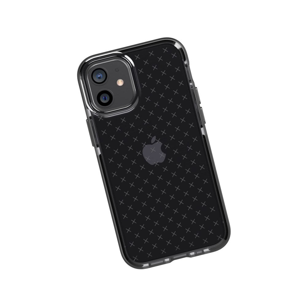 Tech21 Evo Check For Apple Iphone 12 Mini 5g With 12 Ft Drop Protection, Smokey/Black - 5056234757093