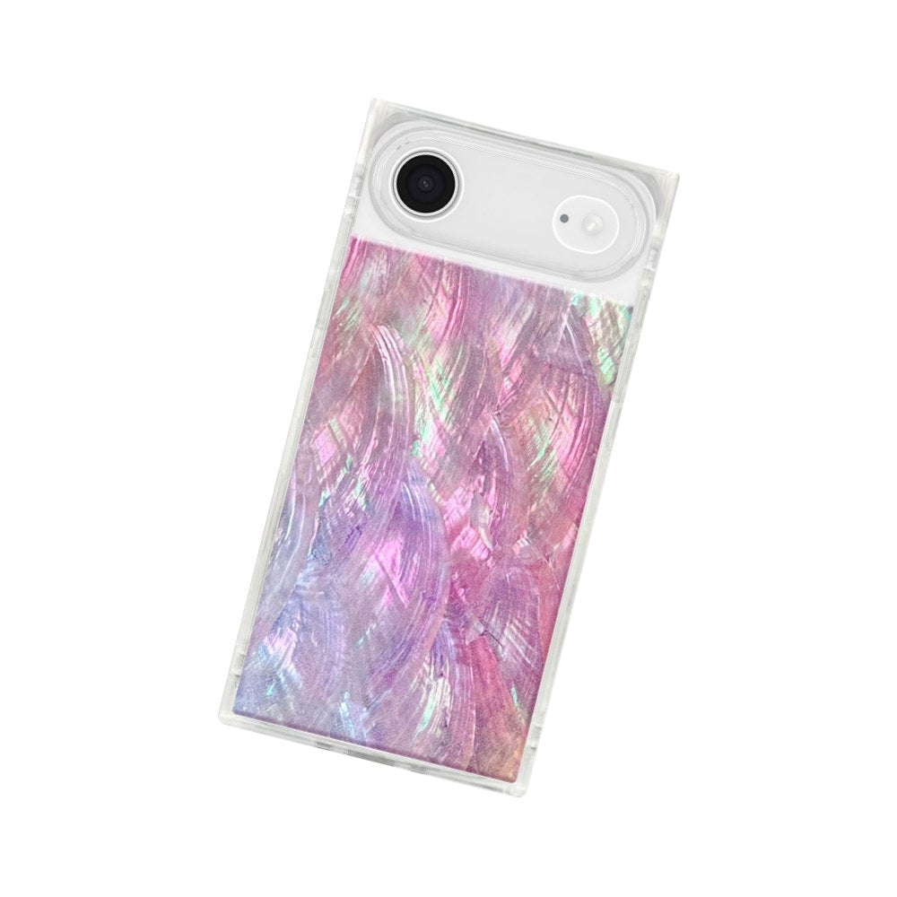 Flaunt Official Square Protective Case For iPhone Air MagSafe Pink Pearl
