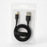 Simple - Automatic Magnetic Cable Management Usb-A To Usb-C Cord - 6ft - Black