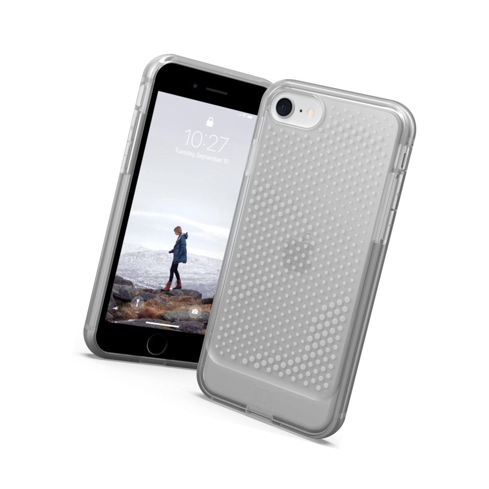 Urban Armor Gear [U] By Uag Designed For Iphone Se (2022) Case [4.7-Inch Screen] Alton Slim Fit Lightweight Stylish Transparent Impact Resistant Protective Phone Cover, Ice - 840283900488