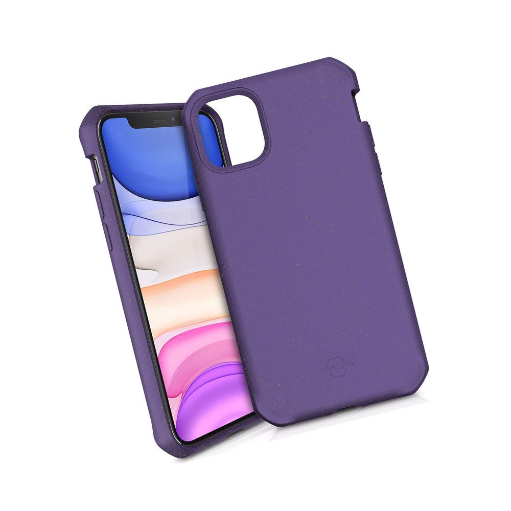 Itskins Feroniabio Terra Protective Phone Case For Apple Iphone 11 - Purple - 4894465584054