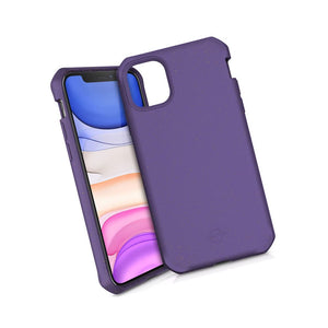Itskins Feroniabio Terra Protective Phone Case For Apple Iphone 11 - Purple - 4894465584054