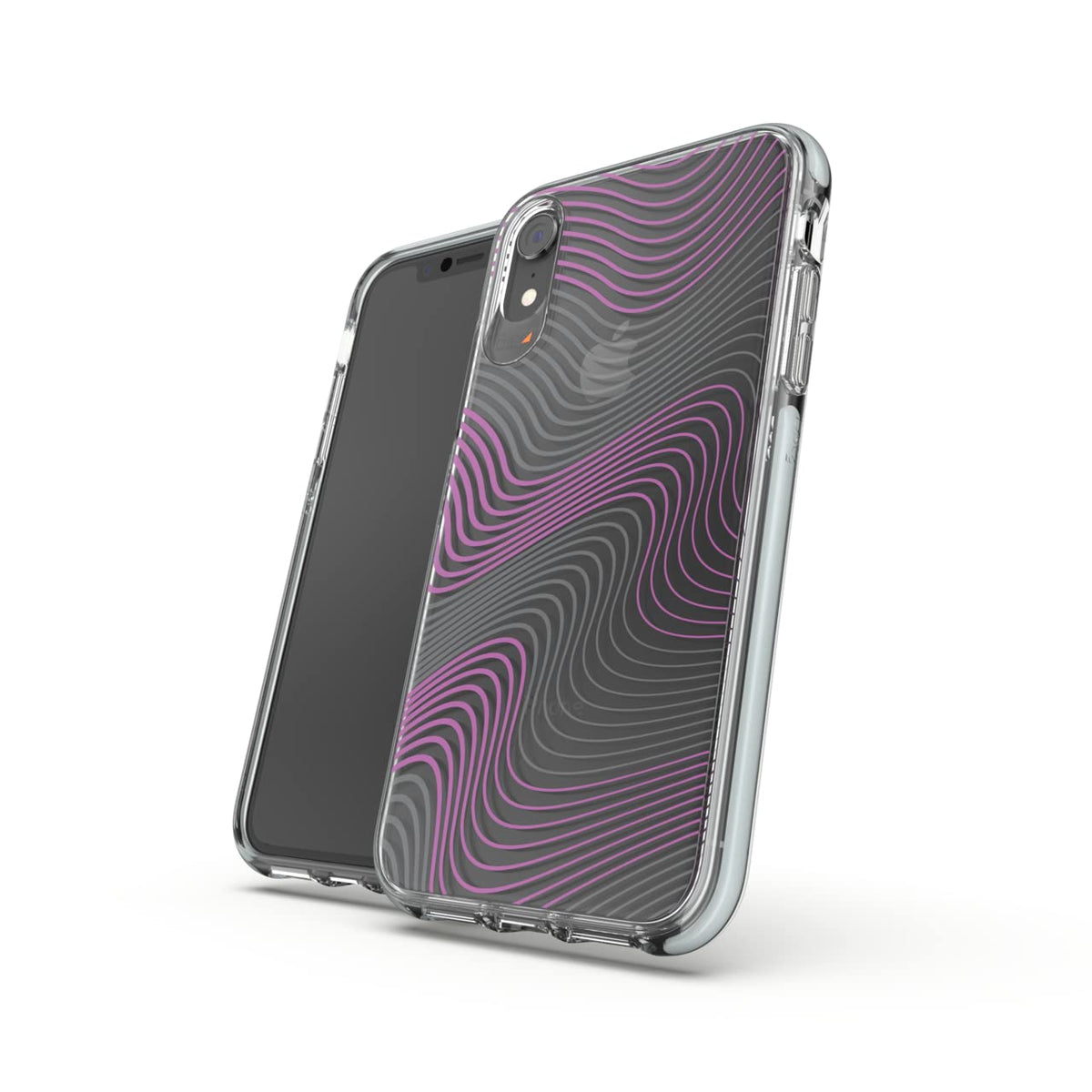 Gear4 Victoria D30 Case For Iphone Xr - Fabric (Purple/Clear) - 4895200205647