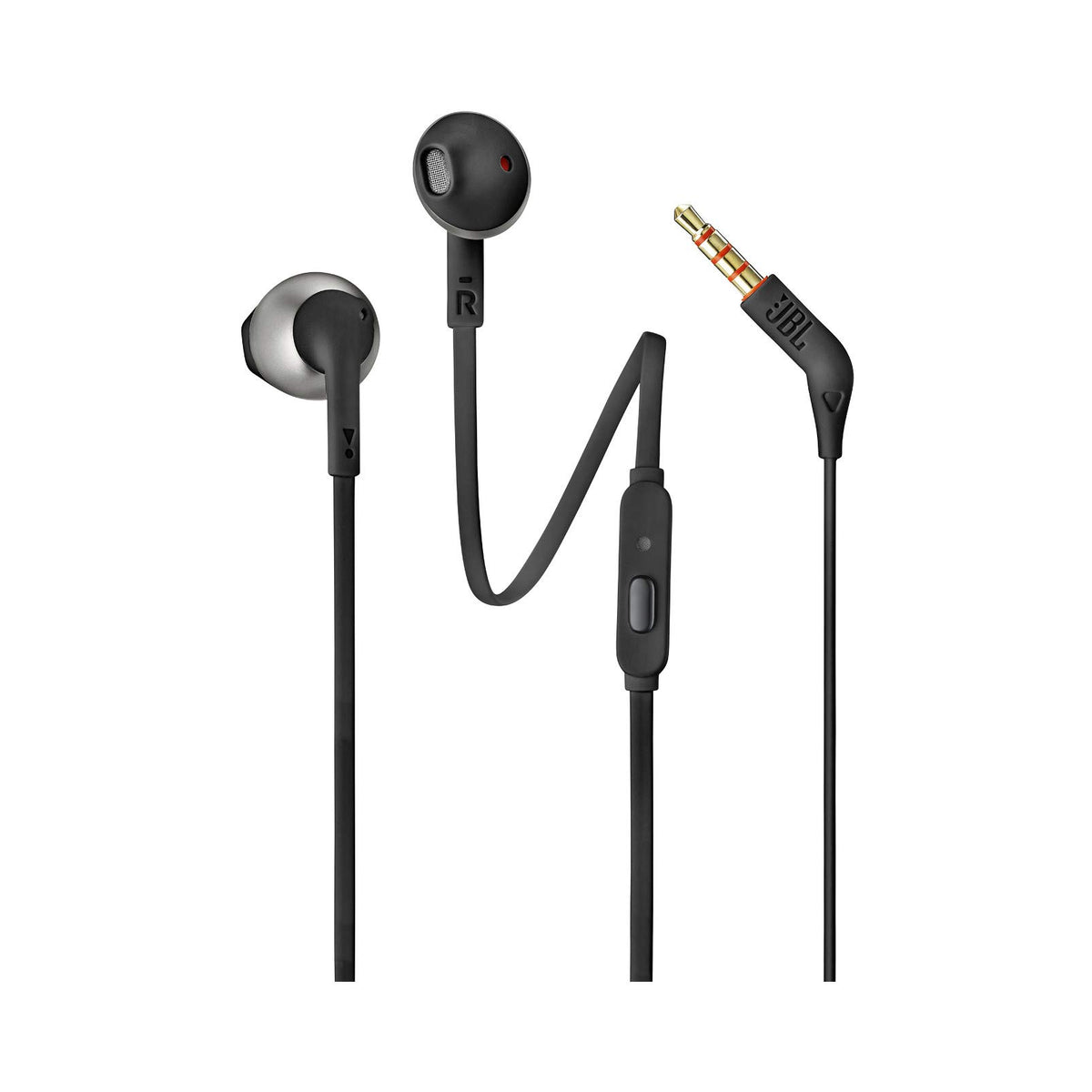 Jbl Tune 205 - In-Ear Headphone With One-Button Remote/Mic - Black - 050036355568