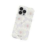 Kate Spade New York Protective Hardshell Case Compatible With Apple Iphone 14 Pro Max - Hollyhock Floral Clear [Ksiph-225-Hhccs] - 650450081885
