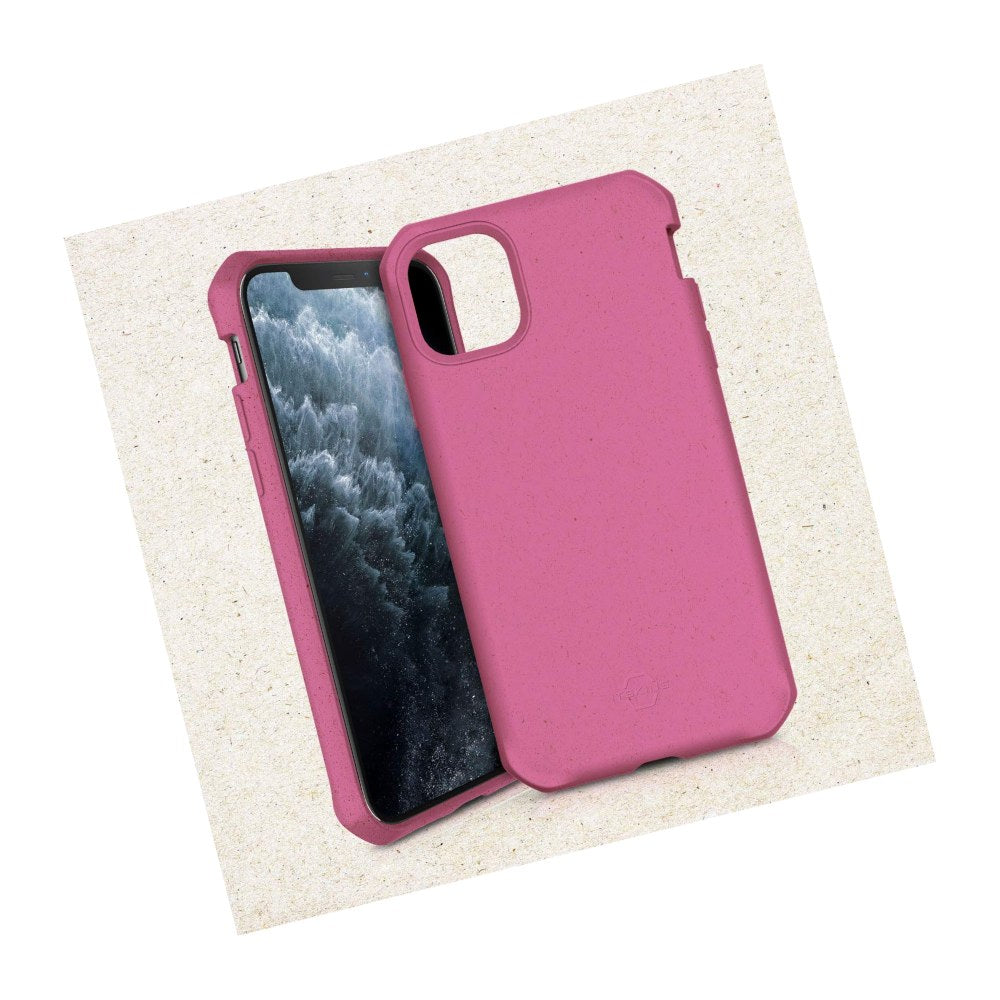 Itskins Feroniabio Terra Protective Phone Case For Iphone 11 Pro - Pink - 4894465456757