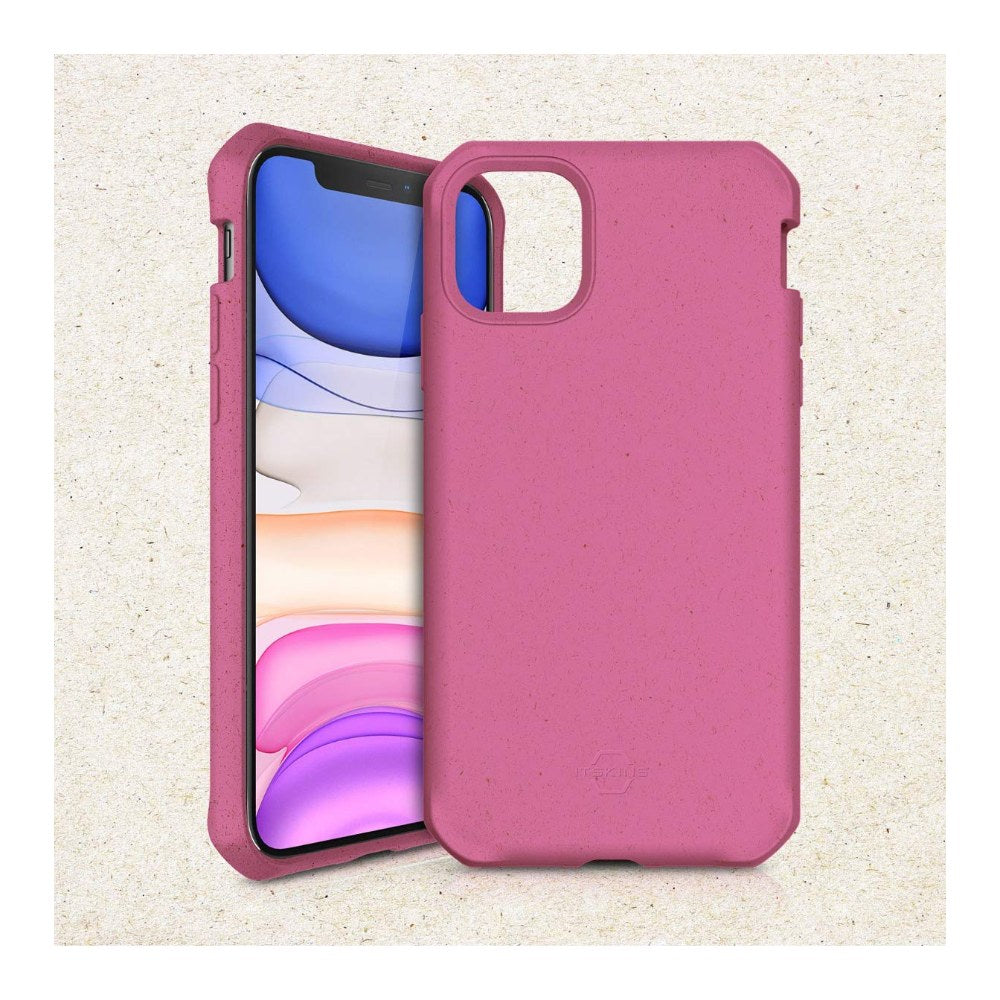 Itskins Feroniabio Terra Protective Phone Case For Apple Iphone 11 - Pink - 4894465596248